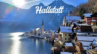 HALLSTATT AT WINTER long asmr - nature sounds 4k