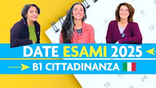 TUTTE LE DATE ESAMI #2025  - CILS, CELI e PLIDA B1 #cittadinanza Italiana  🇮🇹  #cils #celi #plida