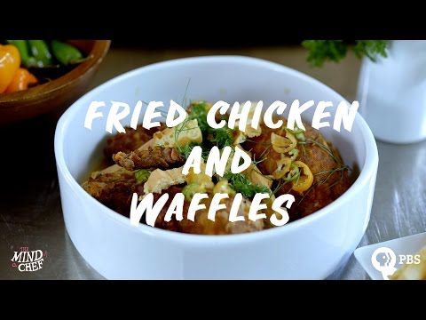Chef Edward Lee's Fried Chicken and Waffles