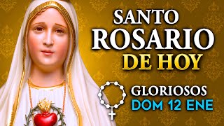 ROSARIO de HOY domingo 12 de enero 2025 | Misterios Gloriosos