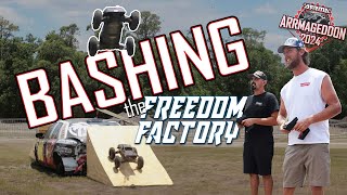 BASHING the Freedom Factory with Cleetus McFarland \u0026 ARRMA before ARRMAGEDDON 2024🔥 #ARRMAGEDDON2024