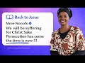 3 May 2026 Sunday Sermon by Mme Nonofo on the time of Persecution!!
