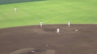 銚子商業高校野球部のシートノック　～2022春季関東地区高校野球大会～