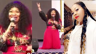 Nana Agradaa confirms her happiness as goes on her knees during worship and praises with...