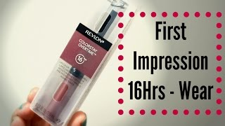 First Impression - Revlon 16hrs Wear