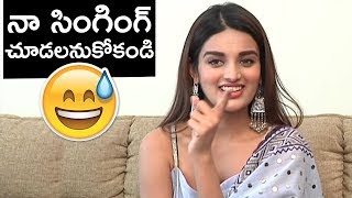 Nidhhi Agerwal Super Cute Interaction with Media About Savyasachi Movie | TFPC
