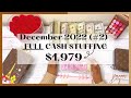 CASH STUFFING $1,979 | DECEMBER PAYCHECK #2 | SINKING FUNDS | SAVINGS CHALLENGES | CASH BUDGETING