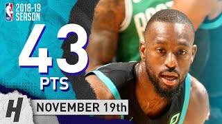 Kemba Walker EPIC Highlights Hornets vs Celtics 2018.11.19 - 43 Pts, 5 Ast, CLUTCH!