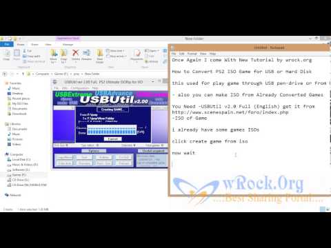 How To Convert PS2 ISO Games for USB or Hard Disk How To Convert PS2 ISO Games for USB or Hard Disk