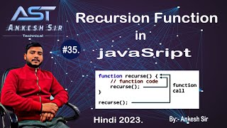 Recursion Function in JavaScript in Hindi | Recursive Function Explained