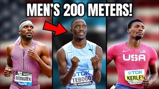 JUST NOW: Letsile Tebogo VS Kenny Bednarek VS Fred Kerley - Men's 200 Meters Dash!!