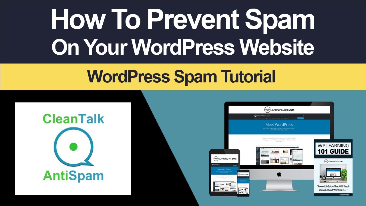 How To Prevent Spam On WordPress Website (Step By Step Tutorial) - YouTube