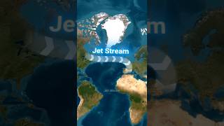 The hidden highway in the sky! Jet stream mystery 🌍✈️ #shorts