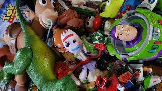 Giant Toy Story Toys Collection with Buzz Lightyear Sheriff Woody, Duke Caboom and Forky