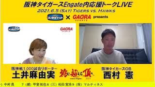 【デーゲーム連勝ストップ！】阪神タイガース承認応援裏トークライブ！西村憲さんと一緒にタイガースを応援しよう！