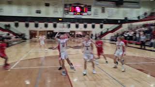 Rapid City Central's Junior Allen hits a 3-point basket to send the game against Sturgis to overtime