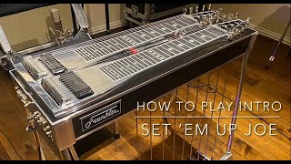 How To Play Pedal Steel Guitar Intro \