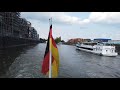 frankfurt am main river roundtrip cruise germany 4k