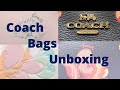 Coach Bags Unboxing