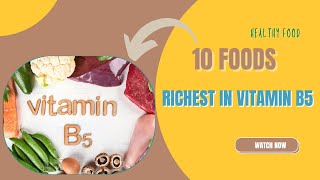 10 foods richest in vitamin B5