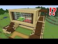 Ein modernes Holzhaus in Minecraft bauen