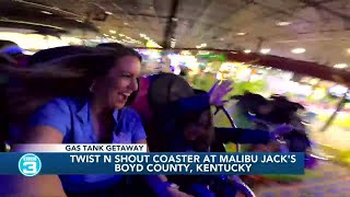 Twist N Shout coaster at Malibu Jack's