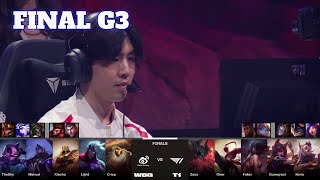 WBG vs T1 - Game 3 | Grand Finals LoL Worlds 2023 | T1 vs Weibo Gaming - G3 full