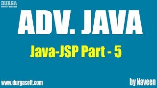 Adv Java-JSP-Part 5