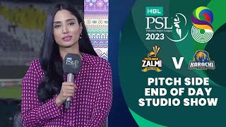Peshawar Zalmi vs Karachi Kings | Pitch Side End of Day Studio Show | Match 17 | MI2T