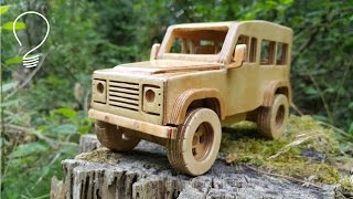 Land Rover Defender out of Plywood