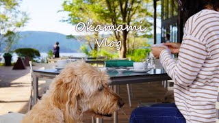 【暮らしVlog】＃56 ENG) 秋の散歩, 芦ノ湖テラスで朝食, 仙石原のススキ草原、犬との暮らし