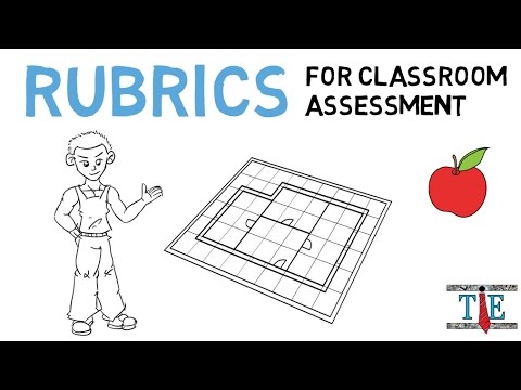 What does a specific rubric evaluate?