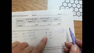 7H Unit 4 Test corrections video questions 1-2 only