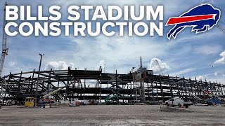 One year after groundbreaking: An inside look at the construction of the new Buffalo Bills stadium