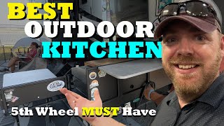 Best Outdoor RV Kitchen for 5th Wheels! | Incredible MORryde Feature | Crushed Power Cord & More