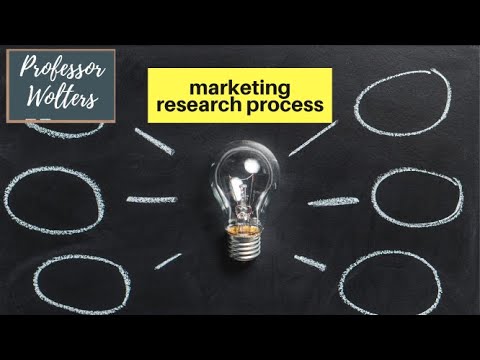 What is the second step in the marketing research process?