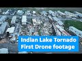 Ohio tornado damage drone footage: Homes and trailers in Indian Lake leveled after 2024 storm