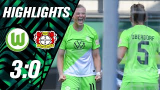 Oberdorf veredelt Traumkombination 🔥  | Highlights + Tore | VfL Wolfsburg - Bayer 04 Leverkusen 3:0