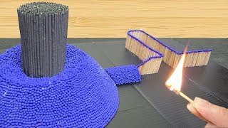 Science Experiments | Skybek | Homemade things | Lava vs | Anaysa Hacks | Match Chain Reaction