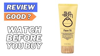 Sun bum face 70 sunscreen review