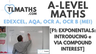 A-Level Maths: F1-15 [Exponentials: Introducing e via Compound Interest]