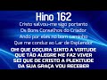 hino 162 ccb cristo salvou me hinÁrio 5 com letras