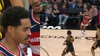 JORDAN POOLE MOCKED BY CROWD FOR  TRYIN BE STEPH! AIR-BALLS! THEN GETS UPSET!