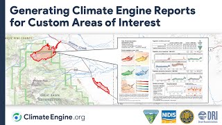 Generating Climate Engine Reports for Custom Areas of Interest