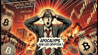 🚨URGENT!! C'est l'Apocalypse sur les cryptos 🤬!  C'est déjà la fin du bull run ?? 😫