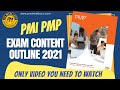 PMI PMP Examination Content Outline(ECO) 2021 in Single Video.