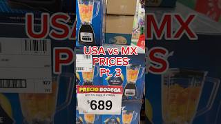 USA vs MX Appliances Pt.3 🇲🇽 🇺🇸 #mexico #prices #travel #city #costofliving #walmart #inflation