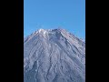 Detik-detik Gunung Semeru Cantik Erupsi.