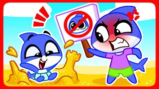 Hermanos juegan con juguetes🧸 Aprende modales🤩Caricaturas + Canciones infantiles por Sharky y Sparky