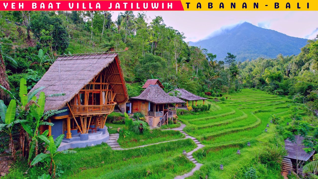 VILLA YEH BAAT JATILUWIH BALI || Menginap Dengan Nuansa Pedesaan ...